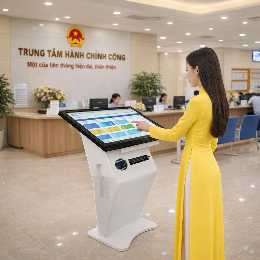 Kiosk dịch vụ công tự phục vụ