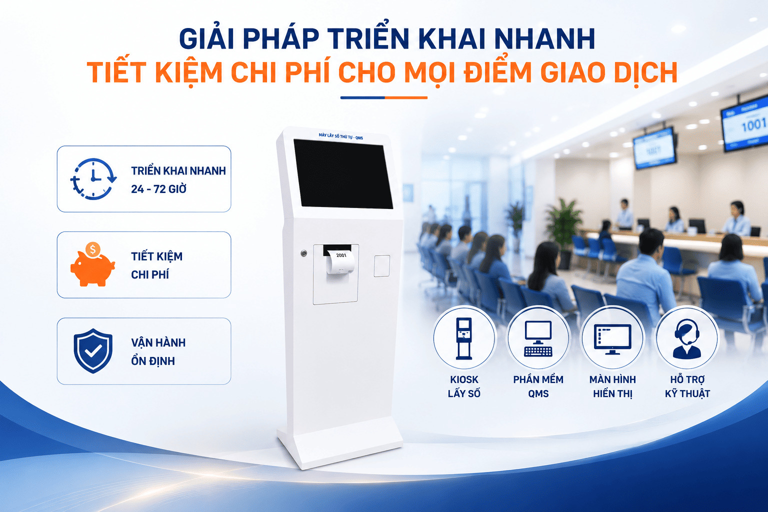 Cho thue kiosk lay so