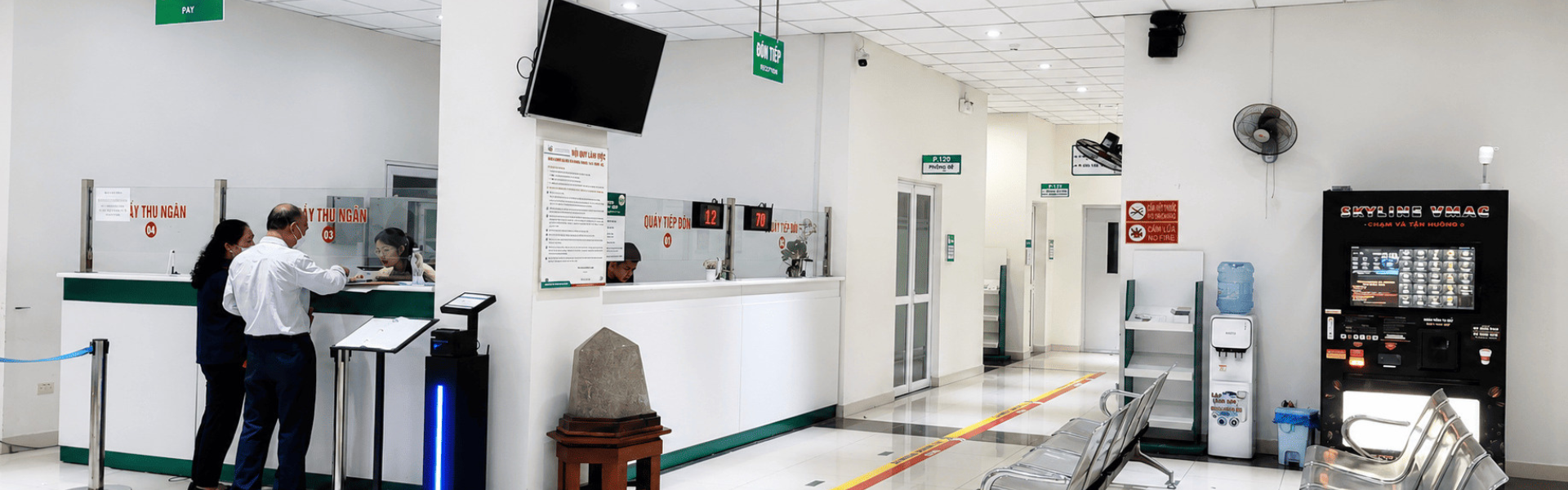 Hệ thống lấy số xếp hàng tự động cho bệnh viện